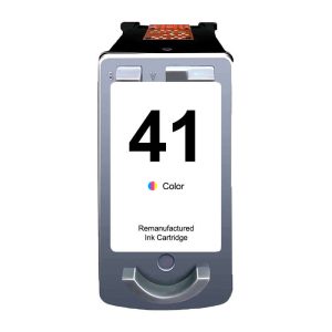 Canon CL41/CL51/CL38 Color Cartucho de Tinta Remanufacturado - Muestra Nivel de Tinta - Reemplaza 0617B001/0617B032/0618B001/2146B001