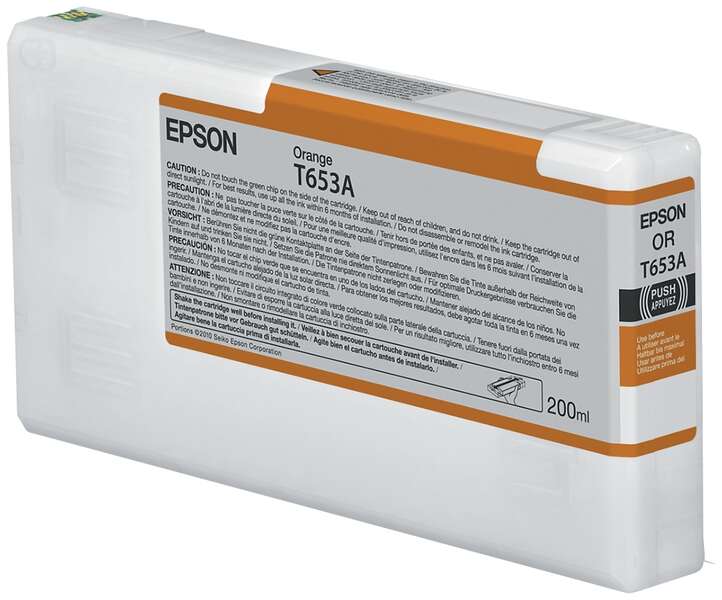 Epson T653A Naranja Cartucho de Tinta Original - C13T653A00