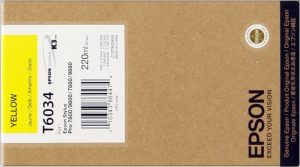 Epson T6034 Amarillo Cartucho de Tinta Original - C13T603400