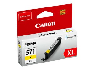 Canon CLI571XL Amarillo Cartucho de Tinta Original - 0334C001