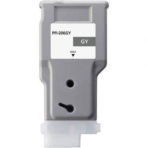 Canon PFI206 Gris Cartucho de Tinta Pigmentada Generico - Reemplaza PFI206GY/5312B001