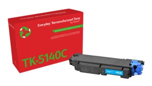 Xerox Everyday Kyocera TK5140 Cyan Cartucho de Toner Remanufacturado - Reemplaza 1T02NRCNL0/TK5140C