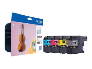 Brother LC127XL/LC125XL Pack de 4 Cartuchos de Tinta Originales - LC127XLVALBP