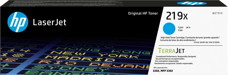 HP W2191X Cyan Cartucho de Toner Original - 219X